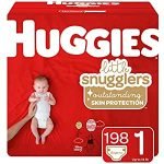 Baby Diapers Size 1, 198 Ct, Huggies Little Snugglers