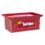 TWIZZLERS Twists Strawberry Flavored Chewy Candy, Halloween, 5 lb Bulk Container