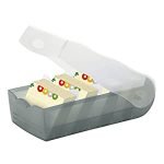 ?Croco? Index Card Box A7 Translucent/Grey [Office Product]