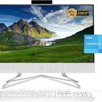 2022 Newest HP All-in-One Desktop, 21.5" FHD Display, Intel Celeron J4025 Processor, 32GB RAM, 1TB PCIe SSD, Webcam, HDMI, RJ-45, Wired Keyboard&Mouse, WiFi, Windows 11 Home, White
